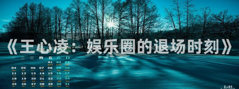 万赢娱乐凯捷注册：《王心凌：娱乐圈的退场时刻》
