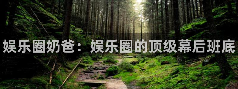 万赢娱乐官网注册：娱乐圈奶爸：娱乐圈的顶级幕后班底